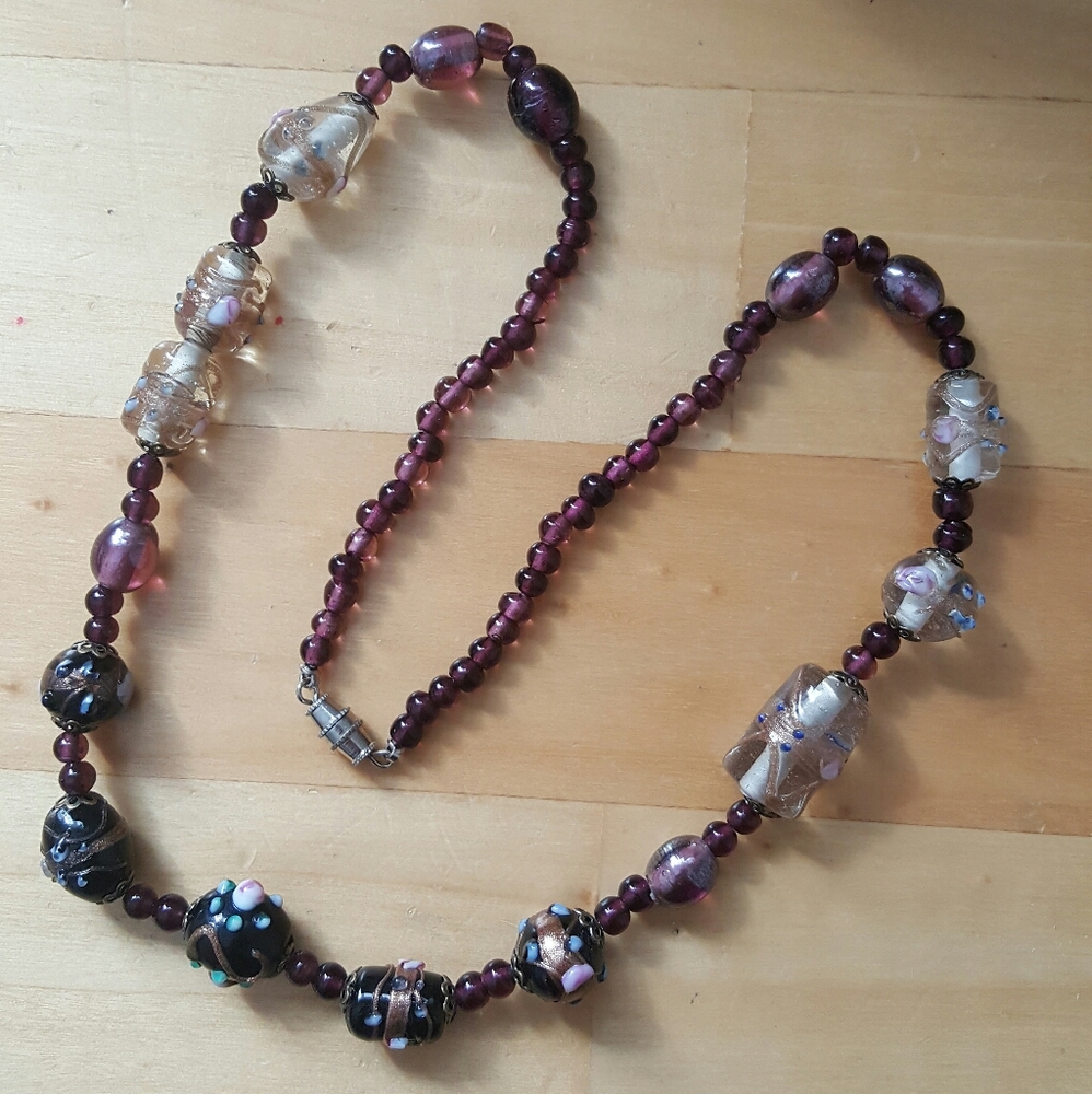 Murano Wedding Cake Necklace